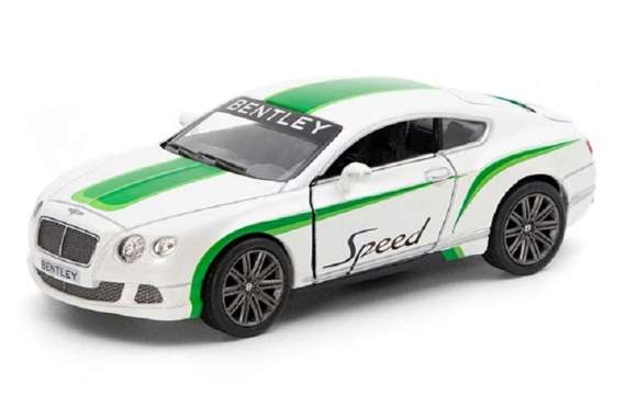 diecast mobil koleksi kinsmart 2012 Bentley Continental AL GT Speed kinsmart PUTIH