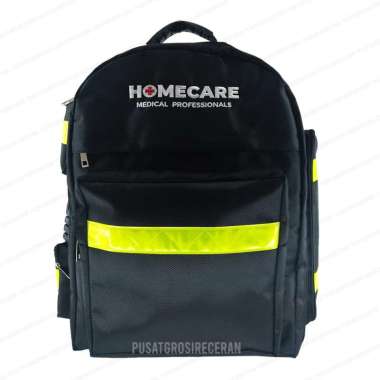 HomeCare Tas Perlengkapan Medis Emergency Kit Tas P3K SAR RANSEL JUMBO Hitam