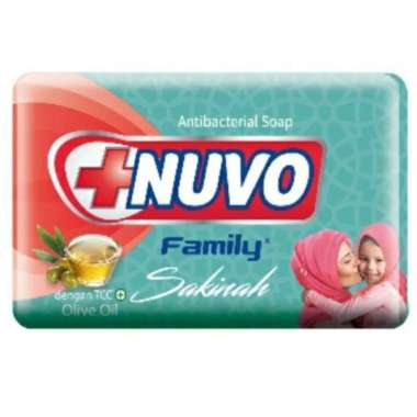 NUVO FAMILY BAR SOAP 76gr SABUN MANDI BATANG BATANGAN PINK KUNING HIJAU MERAH BIRU ACTIVE CLEAN ANTI