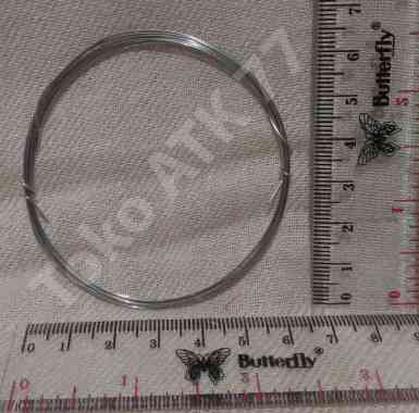 Kawat Gulungan Putih Tangkai Daun Bunga 1,5m READY STOCK