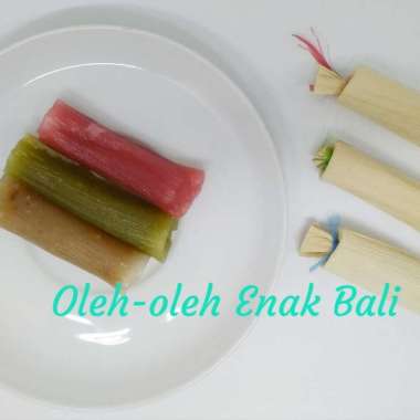 Dodol Bali Asli Per Ikat Isi 10 pcs Kacang, Pandan, Buah Naga, Hitam Nangka