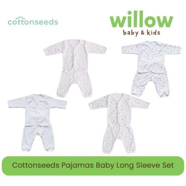 Piyama Bayi - Cottonseeds Pajamas Baby Long Sleeve Set 6-12M Apollo