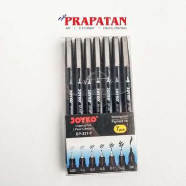 Joyko Drawing Pen DP-331-7 Waterproof Set
