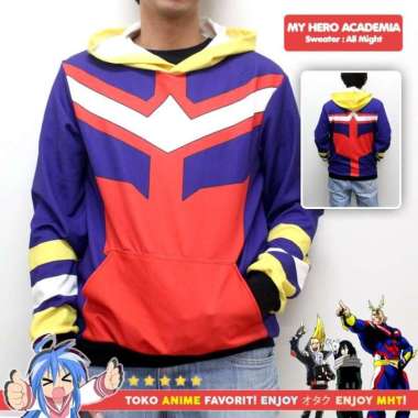 Jaket Sweater Anime Boku no Hero Academia My Hero Academia All Might M