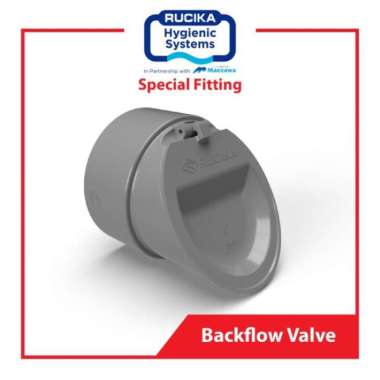 RUCIKA BACKFLOW VALVE 3” inch Tutup Pipa PVC Pembuangan Air Hujan Saluran Got Anti Tikus Anti Banjir