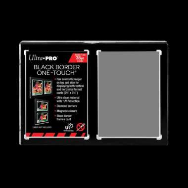 Ultra Pro One Touch Magnetic Black Border 35pt 2 Card