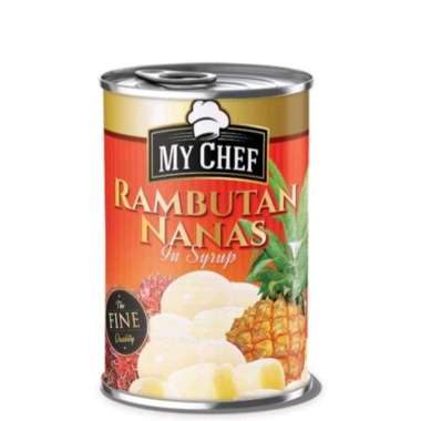 My Chef Rambutan Nanas Buah Kaleng 565gr Rambutan