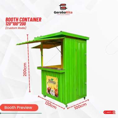 Booth Container (Custom Roda)