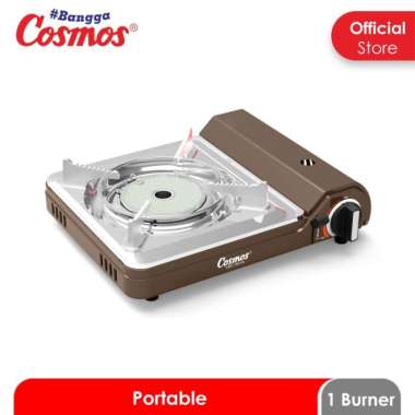 COSMOS KOMPOR PORTABLE CGC 123 PN / PAKET GAS PORTABLE HI-COOK / TOKAI - Cokelat, KOMPOR ONLY
