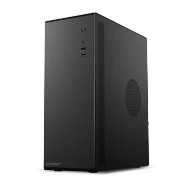 Casing Komputer Paradox Luxy M ATX include PSU 400W - PC Case Micro ATX Black