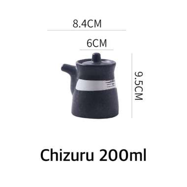 JAPAN Sauce Jar Teko keramik saus jepang botol unik kecap asin Chizuru JAR