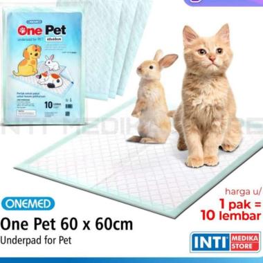 ONEMED - Underpad ONE PET Alas Popok Hewan | Perlak Tatakan Pipis Upad 60 x 90