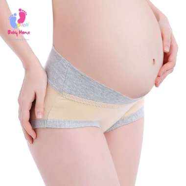 Celana Dalam Wanita Hamil Katun Berbentuk U Pinggang Rendah Celana Dalam Wanita Hamil 20022 XL apric