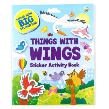 Things with Wings Sticker Activity Book Packed with BIG Sticker Fun