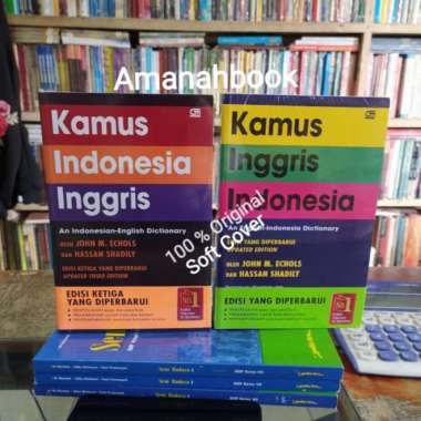 Paket Kamus John Echols Bahasa Inggris Indonesia Indonesia Inggris Sc
