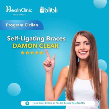 Orto/Behel/Braces Self-Ligating Clear (Damon) Healn