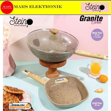 STEIN COOKWARE - PAKET IVORY ONYX - GERMAN TECHNOLOGY GRANITE - PANCI STEIN WAJAN PAKET IVORY ONYX -
