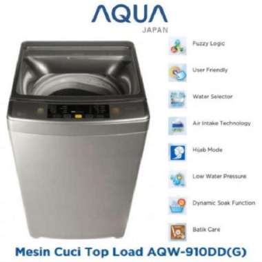 MESIN CUCI AQUA AQW-910DD 1 TABUNG 9KG