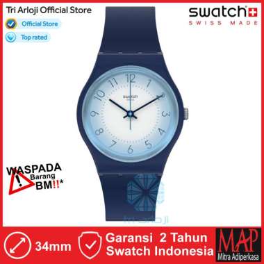 SWATCH GN279 Original Swatch SEA SHADES Jam Tangan Unisex Analog Blue