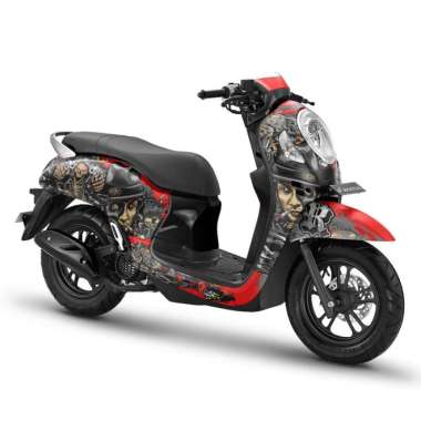 Decal Full body Sticker Honda Scoopy 2021 2023 2022 2020 Jerinx Merah