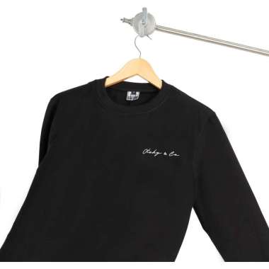 Otsky Crewneck Signature X (CN7006PA) x (CN7045PA) x (CN7031PA) x (CN7028PA) BLACK(CN7006PA-9L) L
