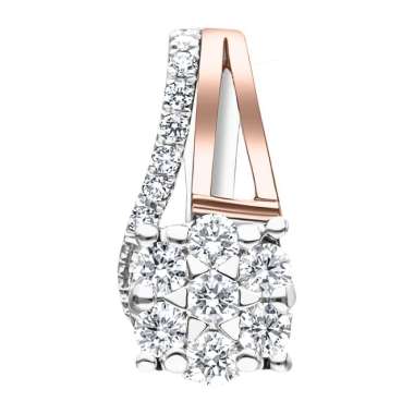 Liontin Berlian Wanita Passion Jewelry - LWF1122 CombinationGold