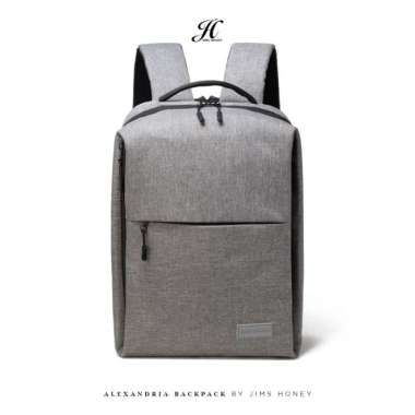 ZS Jims Honey - Alexandria Backpack - Tas Ransel Unisex - Black Grey