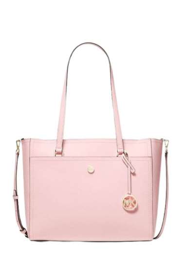 MICHAEL KORS Maisie Large Pebbled Leather 3 in 1 Tote Bag Blush