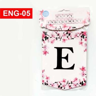 BANNER HAPPY ENGAGEMENT/BANNER FLAG ENG-05