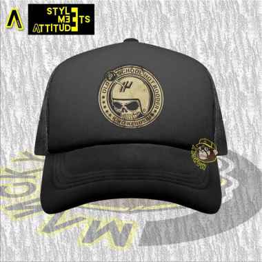 Topi Trucker Old School / Topi Skullhead / Mangky Streetwear Old School FB