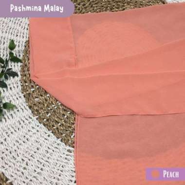 Hijab Segitiga Malay Kerudung Segiempat Malaysia Segi Empat Melayu Semua Ukuran Putih