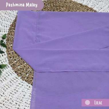 Hijab Segitiga Malay Kerudung Segiempat Malaysia Segi Empat Melayu Semua Ukuran Lilac
