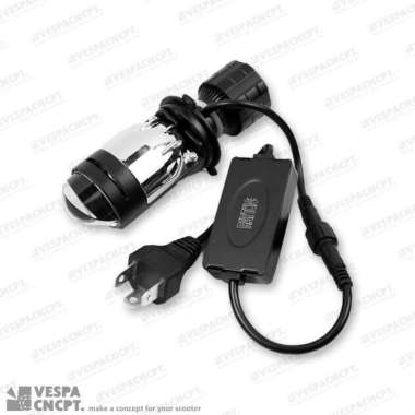 Rtd Headlamp Led Mini Projie M01X Yellow Vespa Sprint Primavera Lx Gts