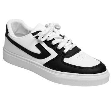 Dr. Kevin Sepatu Sneakers Sport Olah Raga Pria Kets Sepatu Sekolah 881-001 Hitam/Putih 44