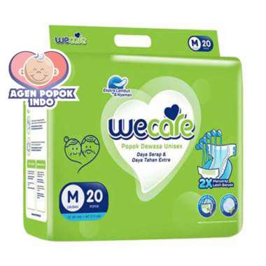 WECARE Adult Diapers [Size M/20]