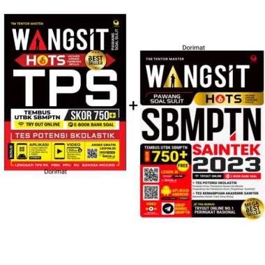 Paket Buku Wangsit Sbmptn Saintek 2023 Dan Wangsit Tps