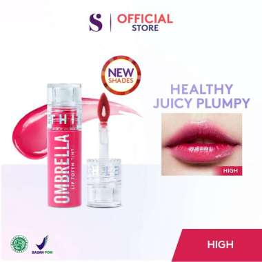 SOMETHINC OMBRELLA LIP TOTEM TINT / LIP TINT BIBIR PLUMPY JUICY HIGH