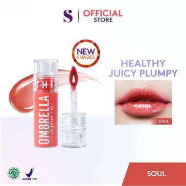 SOMETHINC OMBRELLA LIP TOTEM TINT / LIP TINT BIBIR PLUMPY JUICY SOUL