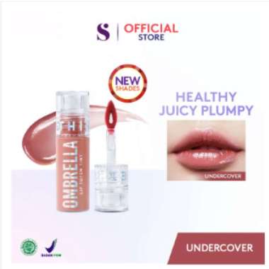 SOMETHINC OMBRELLA LIP TOTEM TINT / LIP TINT BIBIR PLUMPY JUICY UNDERCOVER