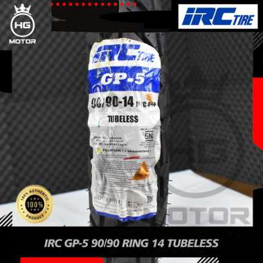 BAN IRC GP5 GP-5 GP 5 TUBELES 90/90-14 RING 14 IRC DUAL PURPOSE