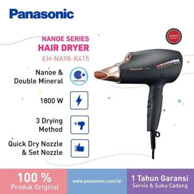 [LAST CHANCE] - Panasonic EH-NA98-K415 Nanoe Series Hair Dryer - Alat Pengering Rambut