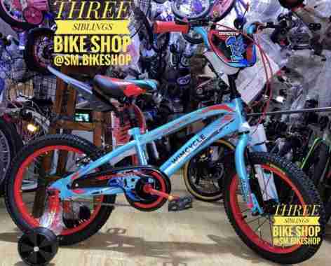 SEPEDA BMX WIMCYCLE DRAGSTER 16 INCH BLUE RED