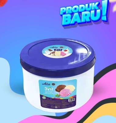 Promo Harga Aice Ice Cream Bucket 3 in 1 8000 ml - Blibli