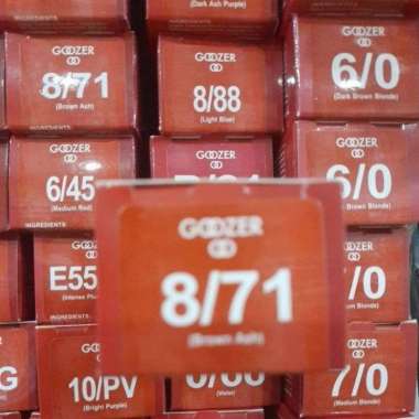 Semir Rambut / Goozer Semir Rambut 100G 8/71(brown ash)