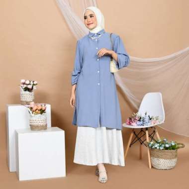 inBusana Dania Baju Busui Kemeja Tunik Wanita Panjang Muslim Multicolor