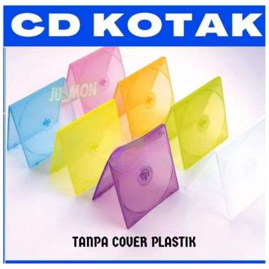 Kotak CD/ Wadah CD/ CD Case Segiempat Topla Hijau