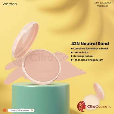 Wardah Refill colorfit powder Velvet foundation | isi ulang bedak Natural sand