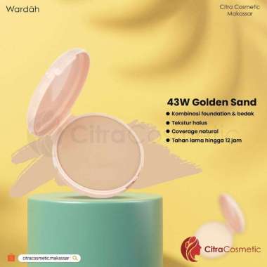 Wardah Refill colorfit powder Velvet foundation | isi ulang bedak Golden sand