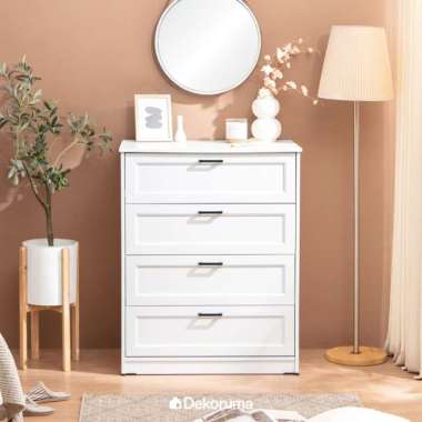 Dekoruma SHIRO Lemari Laci 4 Susun - Kabinet Laci - Drawer Chest