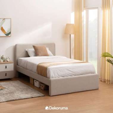 Dekoruma YUI Dipan Tempat Tidur Single Size / Ranjang Kasur
